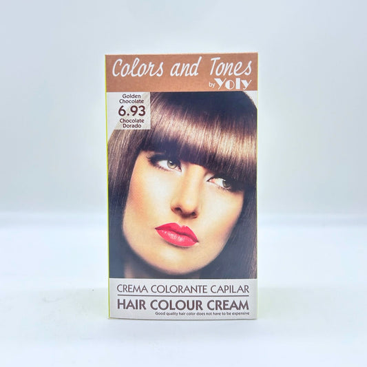 YOLY HAIR COLOUR CREAM # 6.93