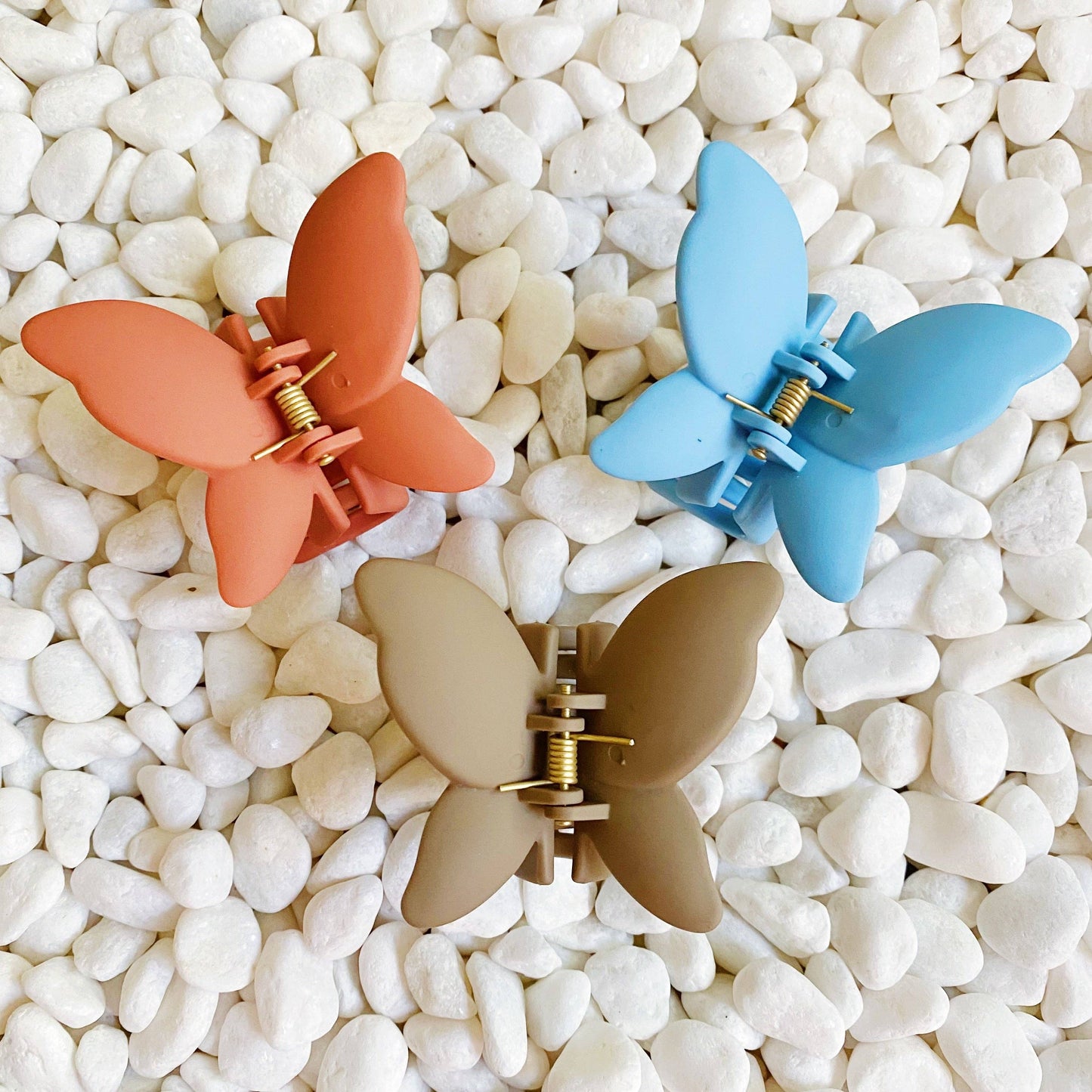 TRIO SET BUTTERFLY CLIPS