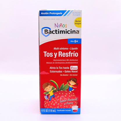 BACTIMICINA NINOS ANOS 6+ TOS Y RESFRIO