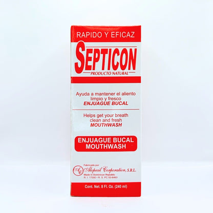 Septic on products natural enjuague bucal