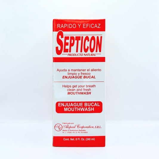 Septic on products natural enjuague bucal