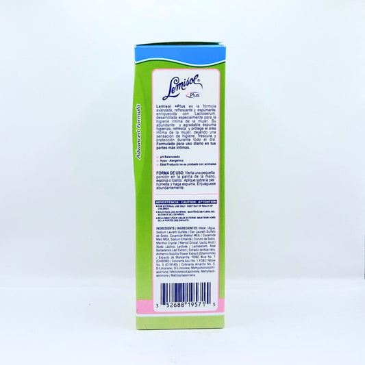 HIGIENE FEMENINA LEMISOL PLUS 4 OZ