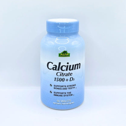 ALFA CALCIUM CITRATE 1500+D3 60 TB