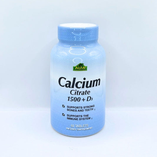 ALFA CALCIUM CITRATE 1500+D3 60 TB