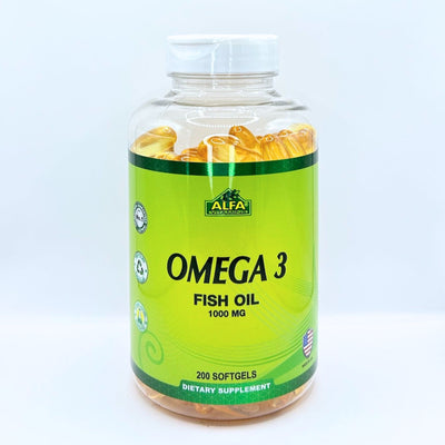 ALFA OMEGA 3 200 CÁPSULAS BLANDAS