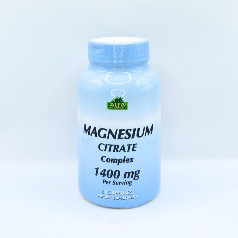 ALFA MAGNESIUM CITRATE COMPLEX 1400 MG 60 CAP