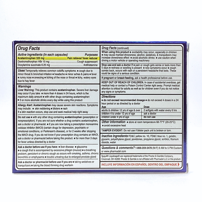 SANA TOS NIGHTTIME FELIEF 8 CAP LIQ GELL