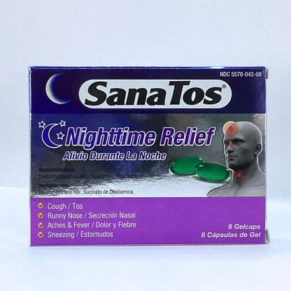 SANA TOS NIGHTTIME FELIEF 8 CAP LIQ GELL