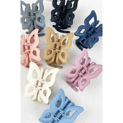 Matte Butterfly Hair Claw