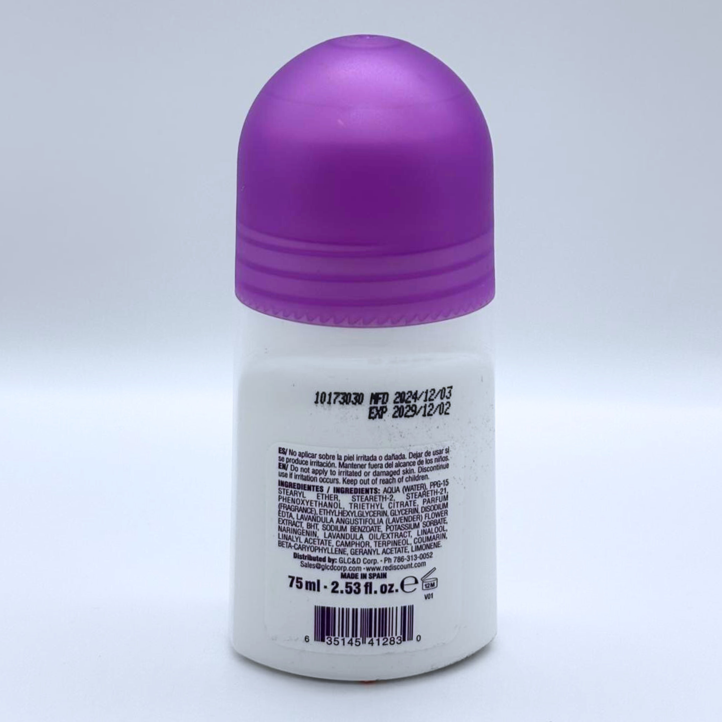 YOLY DESODORANTE LAVANDA ROLL-ON 2.53 OZ