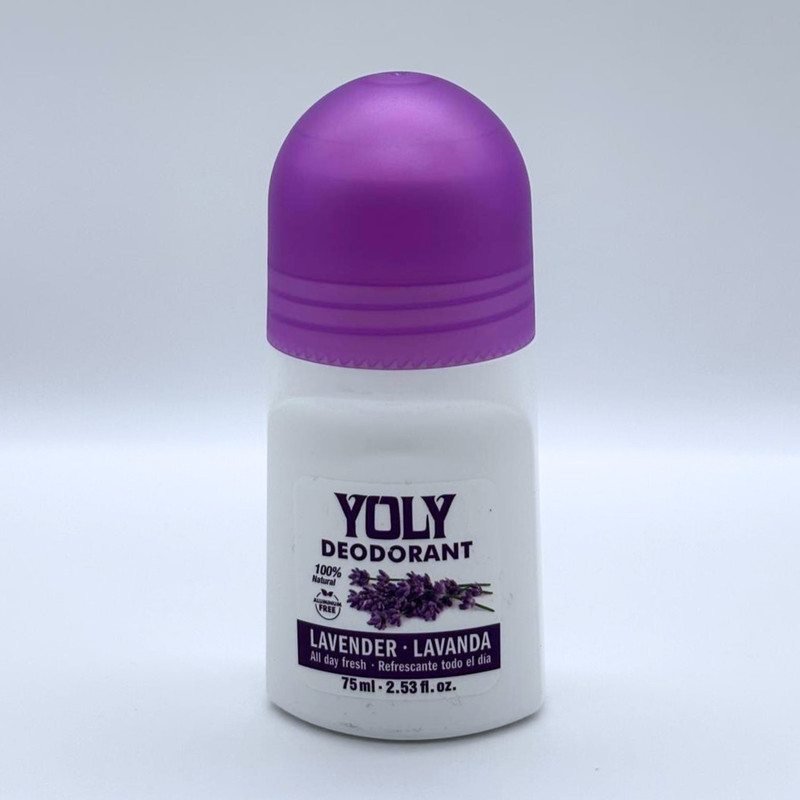 YOLY DEODORANT LAVANDER ROLL-ON 2.53 OZ