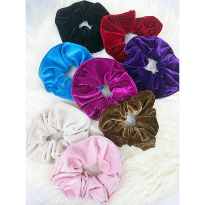 Assorted Color Velvet Scrunchie