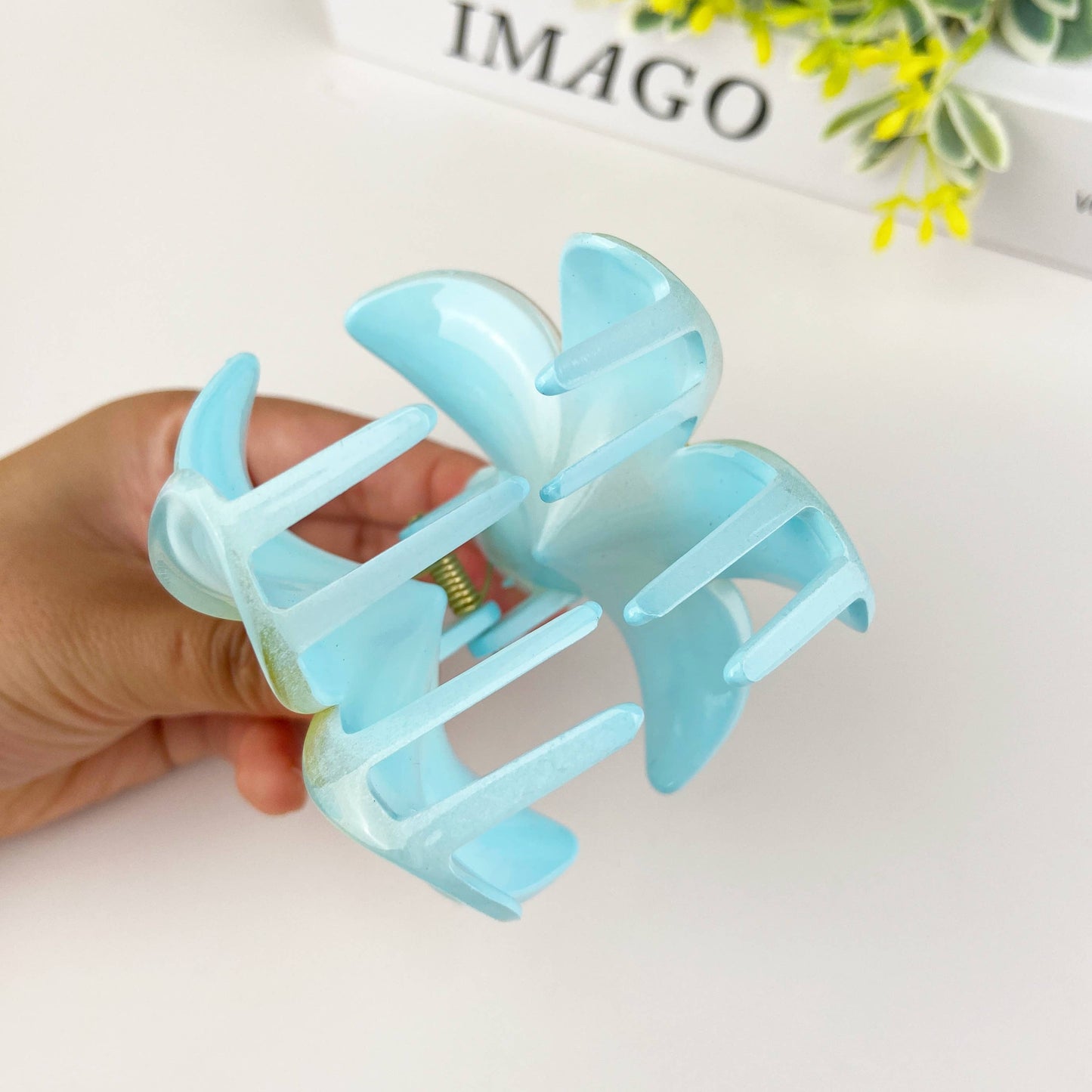 COLORFUL PLUMERIA HAIR CLIP