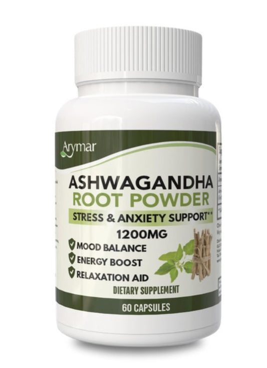ARYMAR ASHWAGANDHA ROOT POWDER 60 CAP
