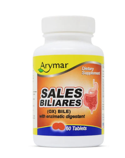 ARYMAR: VENTAS BILIARES 60 TABLETAS