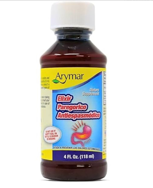 ARYMAR ELIXIR PAREGORICO  ANTIESPASMODICO 4 OZ