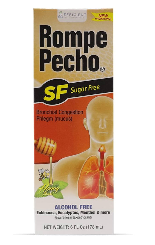 ROMPE PECHO SF SIN AZUCAR 6 OZ CONGEST. BRONQUIAL