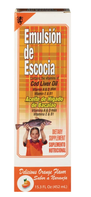 EMULSION DE  ESCOCIA ORANGE 15.3 OZ