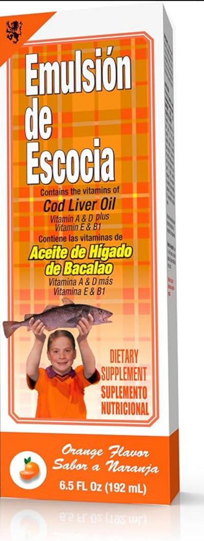 EMULSION DE  ESCOCIA ORANGE 6.5 OZ