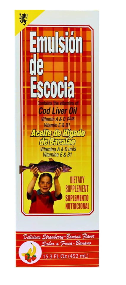 EMULSION DE  ESCOCIA FRESA-BANANA 15.3 OZ