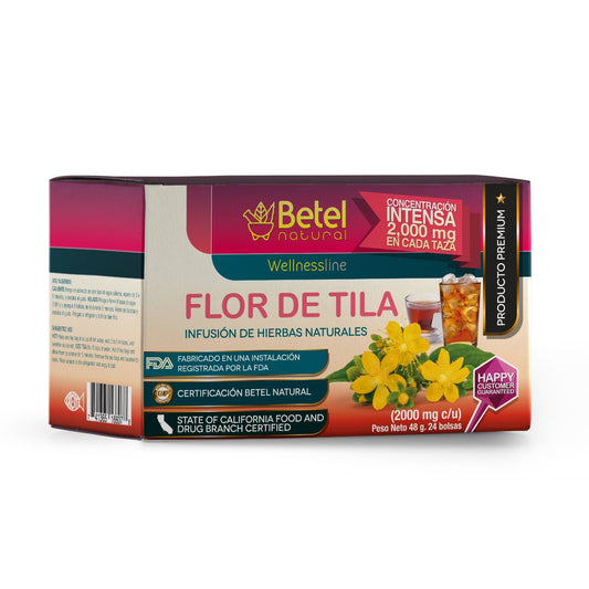 BETEL INFUSION FLOR DE TILA TE , 24 BOLSAS