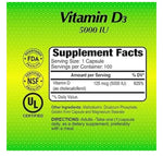 ALFA VITAMIN D3 5000 IU 100 CAP