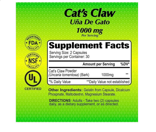 ALFA CAT'S CLAW UNA DE GATO