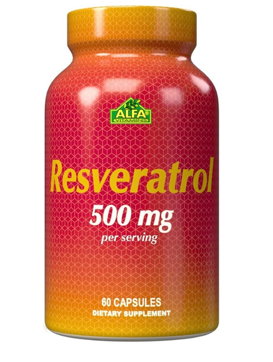 ALFA RESVERATROL 500 MG 60 CAP