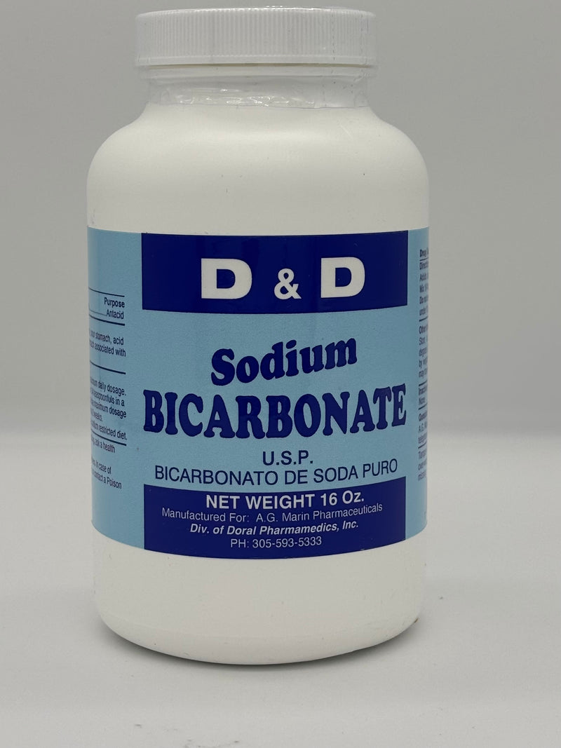 D & d SODIUM BICARBONATE 16 OZ