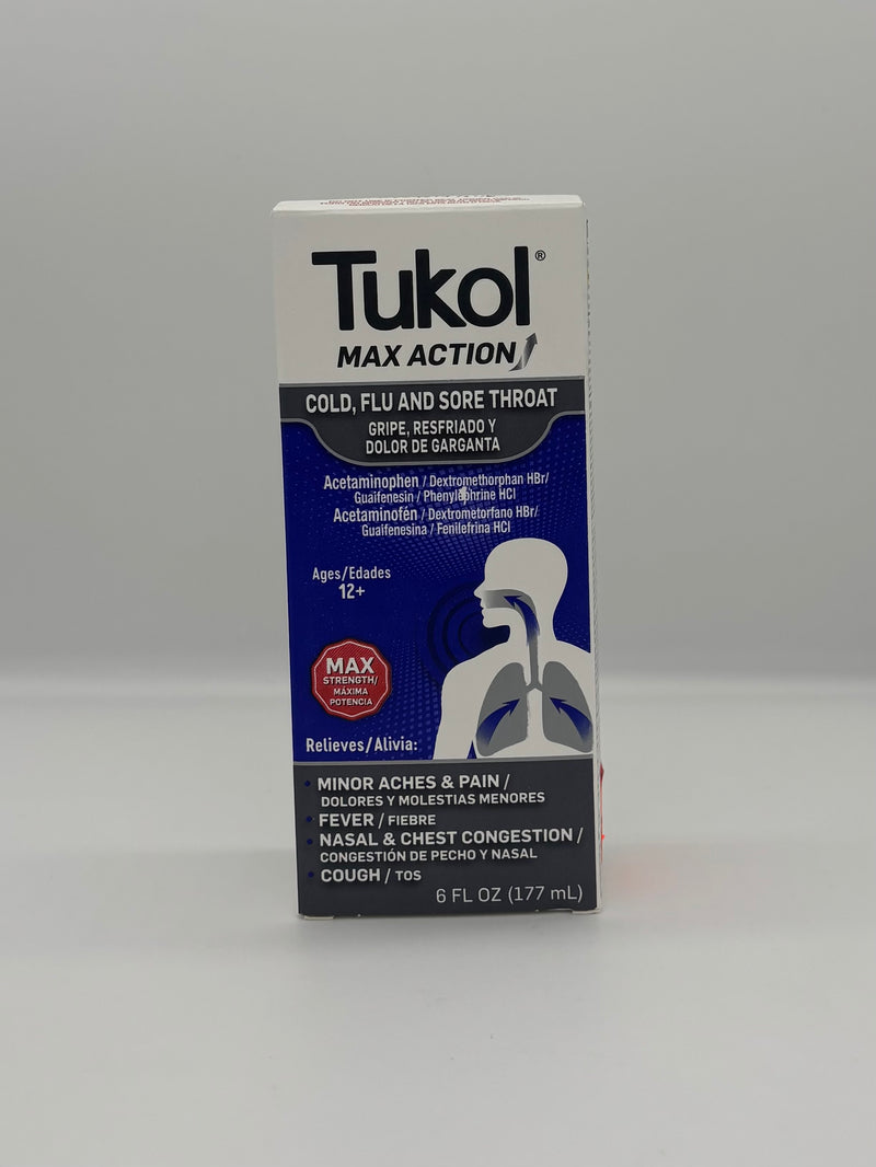 TUKOL MAX ACTION  AZUL 6 OZ