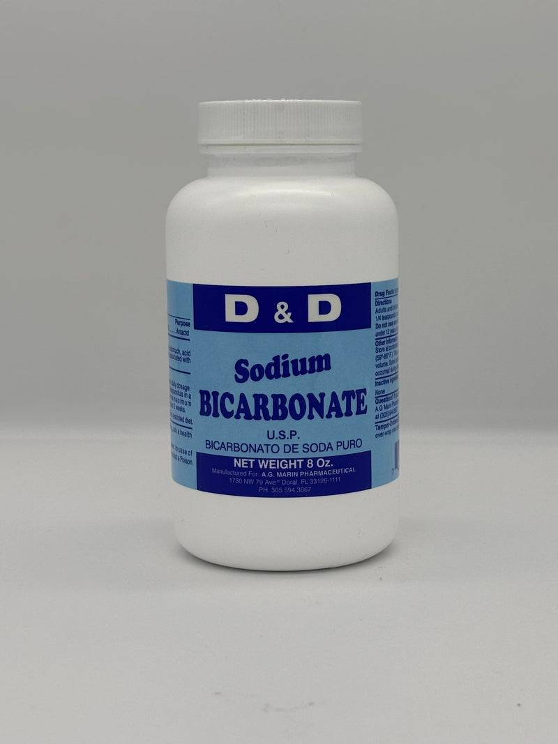 D & D SODIUM BICARBONATE 8 OZ