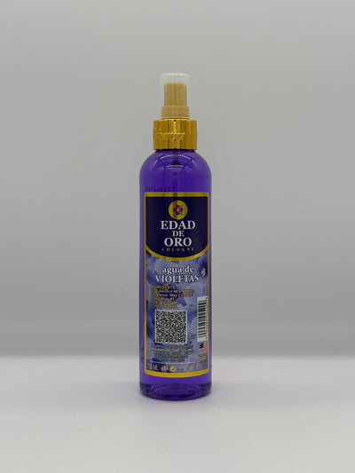 EDAD DE ORO AGUA VIOLETAS MORADA 8 OZ