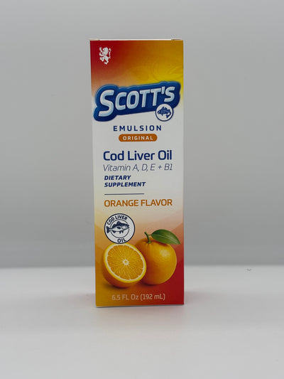 SCOTT'S EMULSION ORIGINAL FLAVOR ORANGE 6.5 OZ