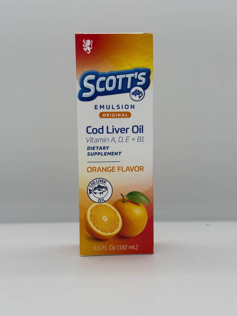SCOTT'S EMULSION ORIGINAL FLAVOR ORANGE 6.5 OZ