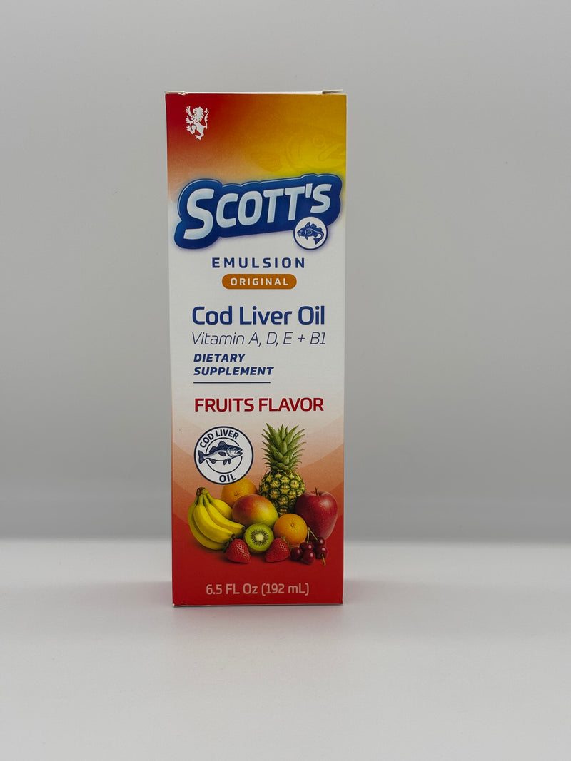 SCOTT'S EMULSION ORIGINAL FLAVOR FRUTY 6.5 OZ