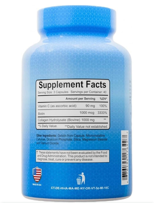ALFA COLLAGEN C HYDROLYSATE BIOTIN 120 CAP
