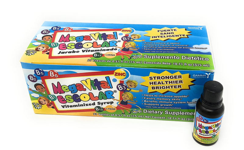 MEGA VITAL ESCOLAR 21 BOTLES