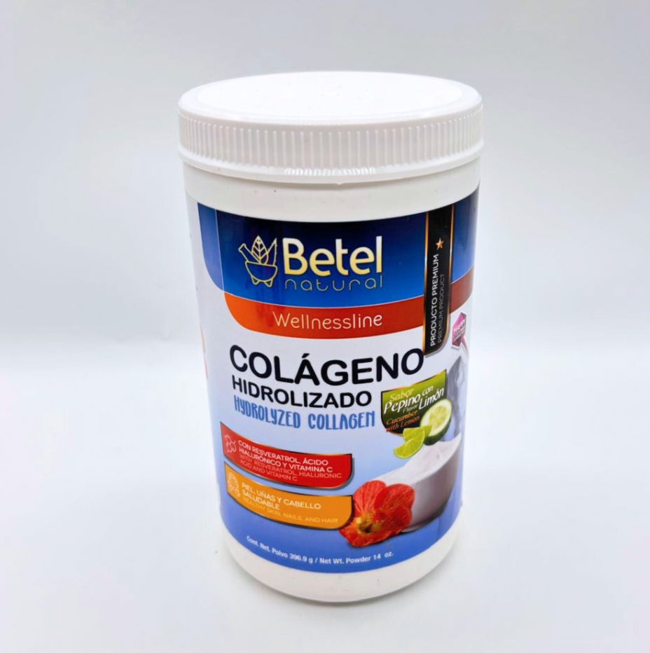 BETEL NAT. COLAGENO HIDROLIZADO PPINO Y LIMON 14 OZ