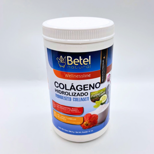 BETEL NAT. COLAGENO HIDROLIZADO PPINO Y LIMON 14 OZ