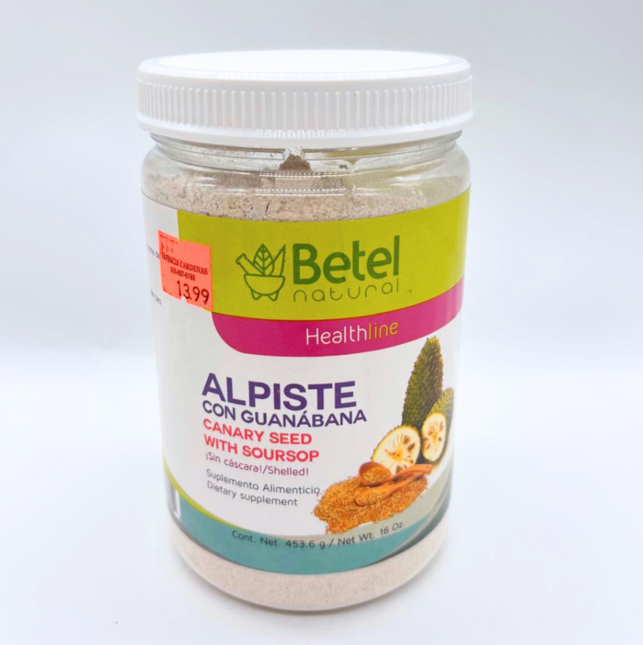 BETEL NAT. ALPISTE C/GUANABANA 16 OZ