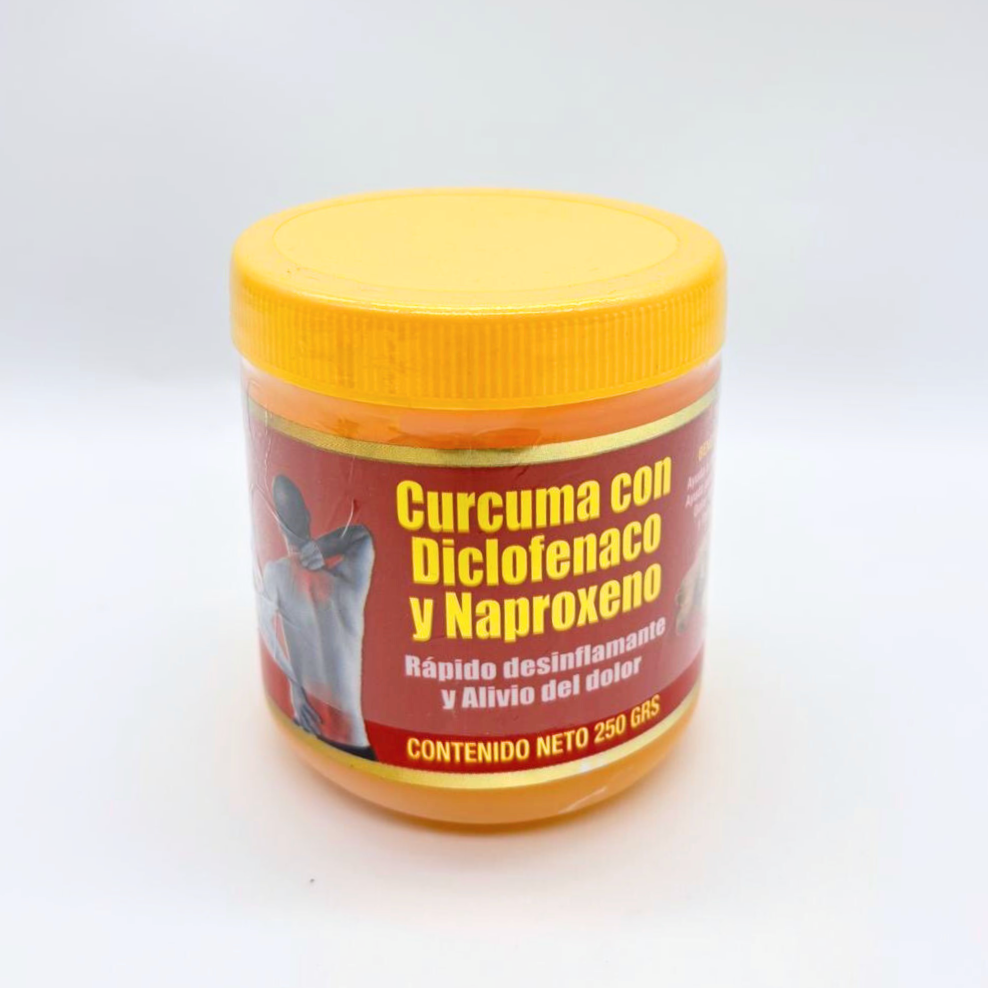 CURCUMA CON DICLOFENACO Y NAPROXENO 250 GM