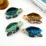 Sea Turtle Hair Claw Clip, Ocean-Inspired Hair Accessory