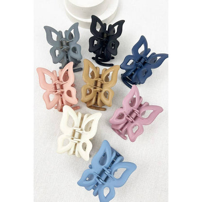Matte Butterfly Hair Claw