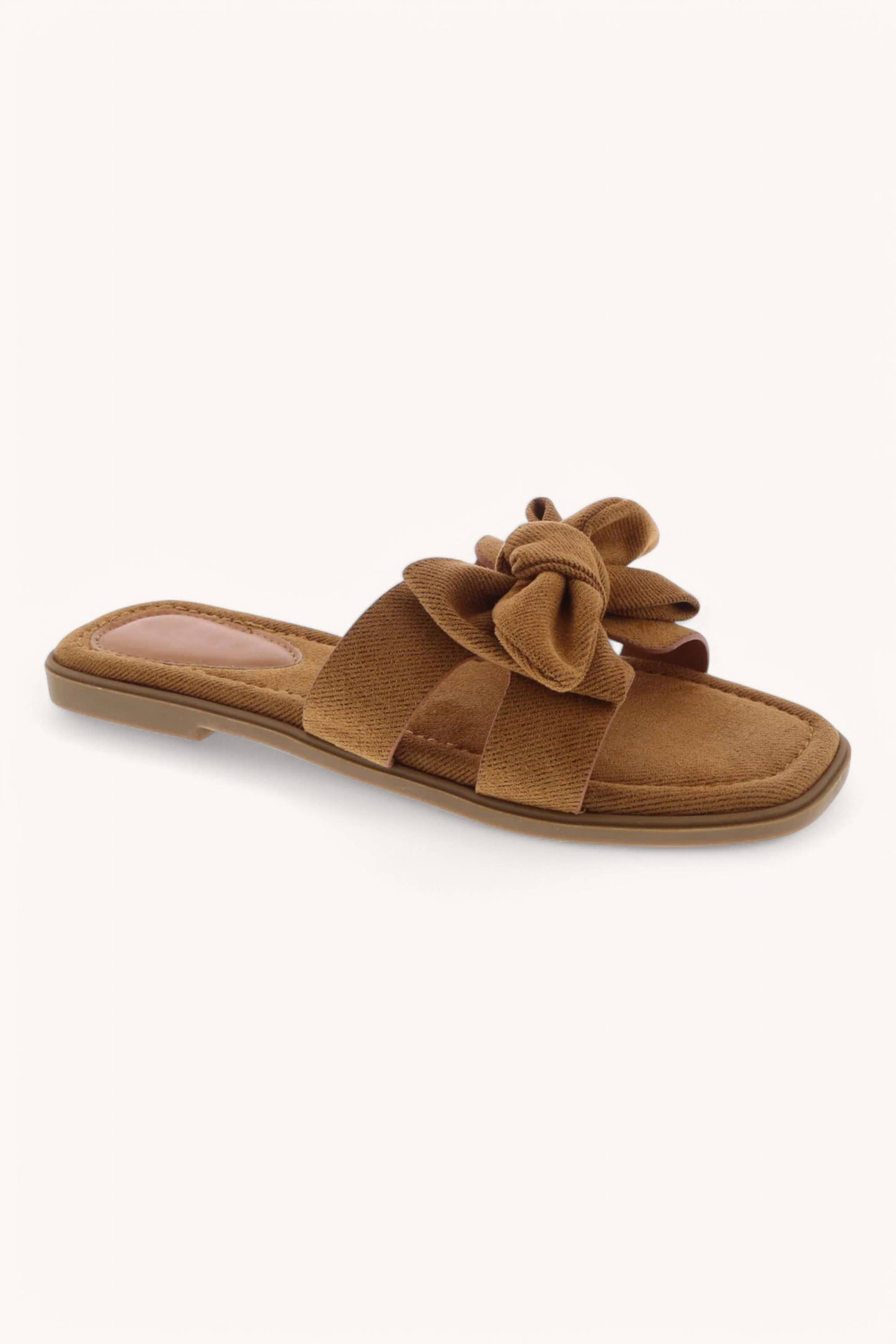 ZAIN-1 RIBBON DECOR ON X SHAPE CUT OUT BAND SANDAL