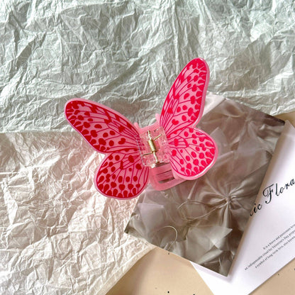 Colorful Butterfly Claw Clip