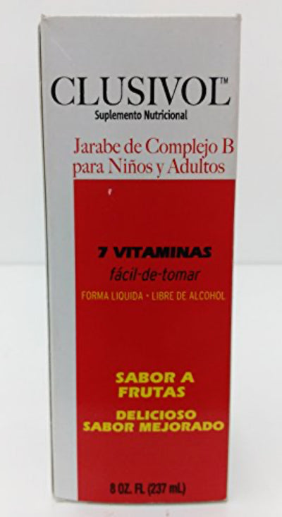 CLUSIVOL B-COMPLEX SYRUP  8 OZ