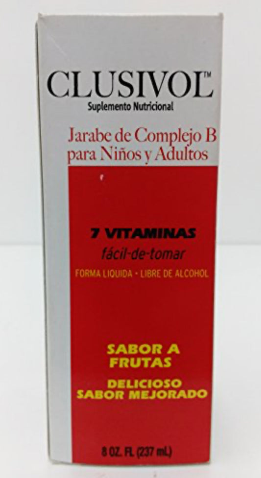 CLUSIVOL B-COMPLEX SYRUP  8 OZ