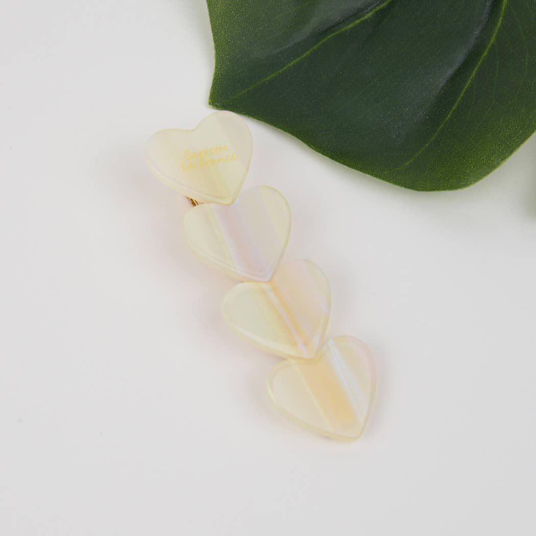Acetate Heart Hair Clip, Eco-Friendly