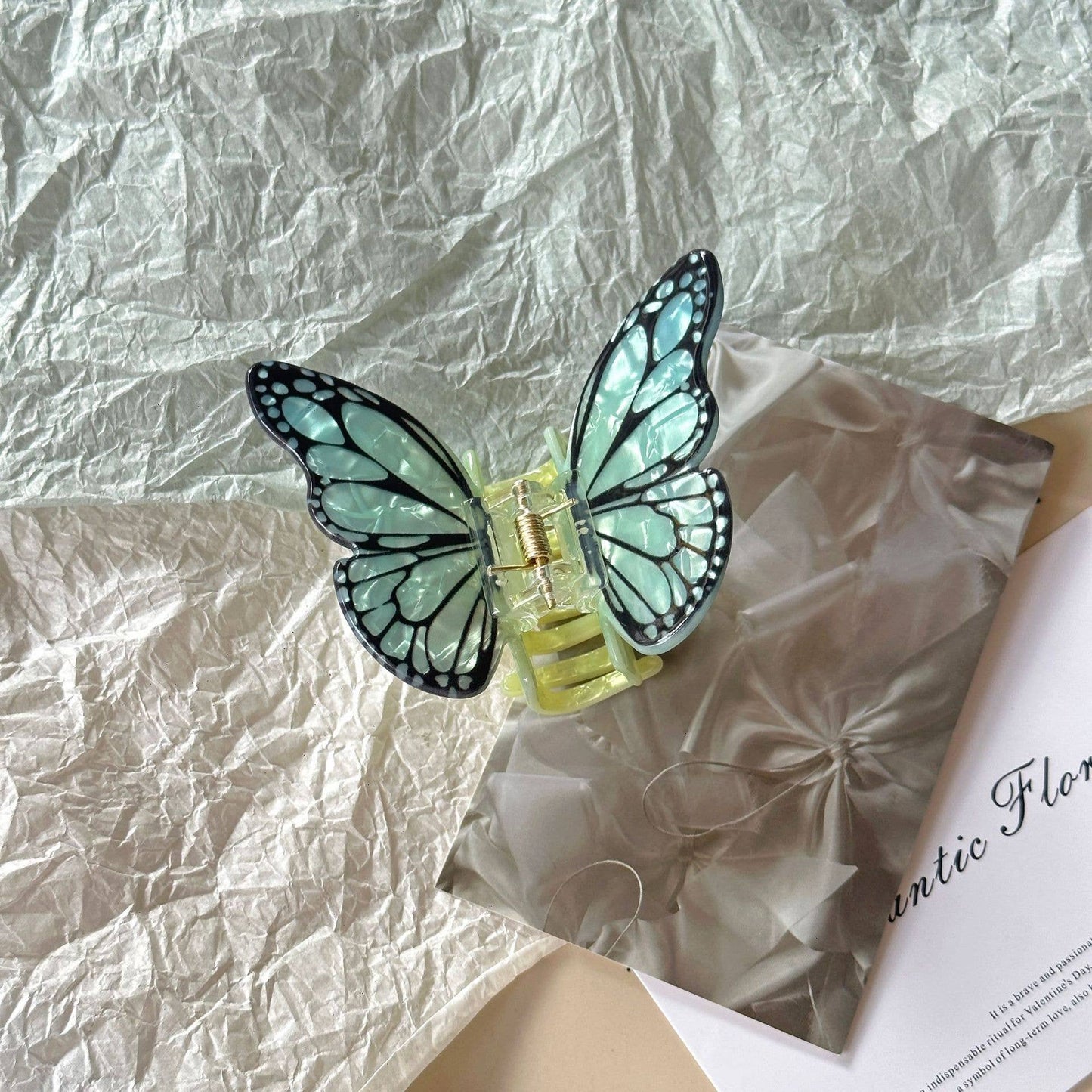 Colorful Butterfly Claw Clip