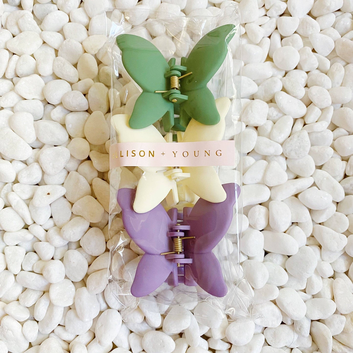 TRIO SET BUTTERFLY CLIPS